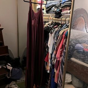 Torrid size 0 maxi dress plum purple